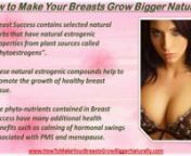 Get Your Digital Guide in PDF ==&#62; http://www.n1products.com/boostyourbustnClick Here For More Info: http://www.howtomakeyourbreastsgrowbiggernaturally.comnHow to increase breast size fast at home without surgery &#124; Natural breast enlargement pillsnnUsing natural breast enhancement, lots of female claim, enables the body to normally improve breast dimension, females that have actually tried natural breast enhancements have actually stated that their breast dimension has improved by up to two compl