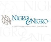 https://www.peterschlemmer.com/ Home Page Marketing Video for Temecula Accounting Firm, Nigro and Nigro.nnFor more information on marketing videos, contact me at:n951-719-5088npeter@peterschlemmer.com