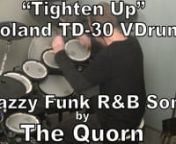 This drumming video is part of myRoland V-Drums TD-30 Songs and Patterns Video Series. The Roland TD-30 Songs are not sequenced midi files, they are backing tracks played and recorded by real musicians playing analogue instruments as well as digital ones. These MP3 tracks came on a CD with the TD-30 andare loaded via USB. This organ basedtrack is an Funk Jazzy R&amp;B kind of groove. Leave a comment and click the like button if you dug it!