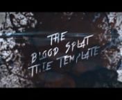 The Blood Splat Titles is another free template from my own After Effects Templates collection that you can use to create spooky and horror titles for your haunted film. This template is compatible with various versions of After Effects. There are total 6 slides in the template which you can customize very easily.nnDownlaod at: http://wp.me/p4obCB-ng
