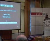 Ashar Javed (Chair of Network &amp; Data Security, Ruhr University Bochum, Germany) explains the concept of the Trusted Friend Attack at DeepSec 2013:nn
