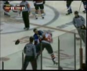 The Komets&#39; Jeremy Gates takes on Cincinnati&#39;s Anthony Luciani on Feb. 1, 2014. The Komets trailed 2-0 at the time and went on to win 6-2.