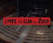 Muntatge de l&#39;espai escènic per a L&#39;ORFE DEL CLAN DELS ZHAO al Teatre Romea. (Març 2014)