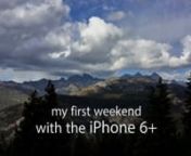 All shot on the Apple iPhone 6+nnI spent the first weekend with my new iPhone 6+ trying out the timelapse, slow motion and hyper lapse functions of the phone in the beautiful Eastern Sierra Nevada mountains. I’m an owner at a video production company in Portland, OR; and as someone who uses a camera in all sorts of ways about 6 days a week- playing with the iPhone 6+ made me feel like an 6 yr old with a magic toy. The ease of use paired with very powerful in-phone functions is so well knit tog