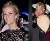 April 2012 - Brooklyn Decker wears femme d&#39;armes lace bailey gown to the Battleship premiere.
