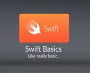 ABOUT THIS SERIES---------------In these video tutorials I’ll be teaching some of the basics of Swift in Xcode.This video we’ll look at writing a function (or the thing formally known as
