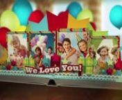 Create a video like this for free here https://www.renderforest.com/template/Happy-Birthday-Slideshow-60nnWhether it&#39;s for you or friends or family, you can celebrate birthdays in style with this whimsical photo slideshow. Add your photos and text on each frame to experience this