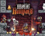 Magic Rampage is an addictive platformer developed by Asantee Games that combines the action-RPG genre with hack &#39;n&#39; slash gameplay! Magic Rampage features character customization, dozens of weapons to choose, from knives, swords, maces, hammers and axes to magical staves. Explore dungeons filled with threatening creatures based on a medieval fantasy set, and loot all the gold you can.nnEach dungeon introduces the player to new obstacles, enemies and secret areas to explore. Bonus levels and Bos
