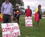 Justice for Ms Dhu National day of Action, Canberra part-1 from woman vomiting