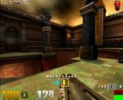This is a direct capture with an AVerMedia Game Broadcaster HD.nnCaptured is the game Quake III Arena, also refered to as Quake 3 or Q3A. The graphics card is a 3dfx Voodoo 3 3500 AGP which is running on an AOpen AX6BC with a Pentium III 1.1 GHz and 256 MB of RAM. The Sound Card is a Turtle Beach with Aureal Vortex 2 chip.nnV-sync has been enabled and the refresh rate set to 60 Hz.
