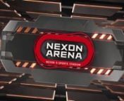 Nexon Arena is the world’s first dedicated e-sports stadium, established and operating by a game company.nThe arena features a 19 by 4 meter (62 by 11 feet) jumbo LED screen and game booths for single and multiplayer matches.nIt is a stadium built only for e-sports with the cutting-edge broadcasting system. nnThe two-story stadium can hold 176 seats on the first floor and 260 seats on the second floor.nThe screens in-and-around the stadium provide audiences with vivid experience of the game.nn
