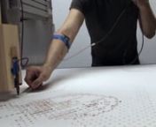 Artist, Ted Lawson, creates a life-sized self-portrait drawing, in his own blood, using a robot.nnMore Ted Lawson art:http://www.tedlawson.comnnLike on Facebook: https://www.facebook.com/TedLawsonArtist