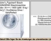 Consumer Reviews Bosch WAS284SENS Waschmaschine Frontlader / A+++ / 1400 UpM / 8 kg / Weiß / EcoSilence Drive / VarioPerfectnBesten Preis und Großen Rabatt in Deutschland. Erhalten weitere Bewertung, mehr lesen:nhttps://googledrive.com/host//masroservilinfipormuhea1978.html