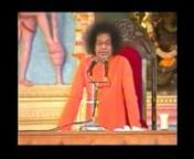 Sathya Sai Baba walks in through the crowds, giving darshan.nAt minute 3:15, boys do Vedic chanting.nAt minute 5:05, the President of the All-India Sai Service Organization speaks.nnSathya Sai Baba begins His discourse at 18:15. In the Sathya Sai Speaks Series, it is titled
