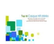 Top 10 Casque Hifi stéréo pas cher from mp3 fil