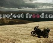 Moto Project Freedom to długofalowy pomysł na przygodę i poznawanie świata z perspektywy motocykla. Każdą z przygód dokumentować będziemy w formie reportażu filmowo-fotograficznego. nnW tym roku, na przełomie sierpnia i września chcemy wyruszyć na wyprawę w poszukiwaniu znaczenia słowa