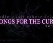 Songs for the Cure &#39;10 is the 3rd compilation by the Indie Music Cancer Drive, an organization that coordinates the efforts and talents of performers and composers from across the world in order to raise money to fight cancer and give support to victims and their families. All of the music for each album is composed specifically or exclusively appears on its compilation, with the primary goal of raising money for the cause.nnOur goal is to raise &#36;10,000 by April 24th, 2010 - an incredible goal t