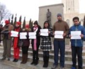 The Bangladeshi students of University of Nebraska-Lincoln gathered in front of the Nebraska State Capitol defying the windchill of 15° F (-9.5° C) to express solidarity with the ongoing Shahbag Movement in Bangladesh. The students demand capital punishment of the war criminals of 1971 as well as to ban Jamaat-e-Islami and its student wing Islami Chhatra Shibir inBangladesh. The students - although living far away from the country care to have a country free from war criminals, religious ext