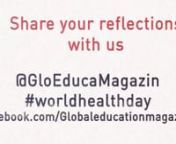 Published in: http://www.globaleducationmagazine.com/health-united-nations-millennium-development-goals/nfor World Health Day edition of Global Education Magazine: http://www.globaleducationmagazine.com/global-education-magazine-3/nnWorld Health Day is celebrated on 7 April to mark the anniversary of the founding of World Health Organization (WHO) in 1948. Each year a theme is selected for World Health Day that highlights a priority area of public health concern in the world. The theme for 2013
