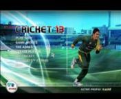 Here&#39;s the preview of K²B Studios: Cricket 13 patch menu.nRenders by Raees,K2B Studios Logo by ani.cskeran,Cricket 13 font by Zain,While the menu has been made by Kashif(me)