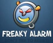 The most effective alarm clock – ever! nFreakyAlarm wakes your brain and forces you to get out of bed because you will have to solve a series of games and scan your objects (a barcode or whatever you photographed), otherwise the alarm will not stop ringing.nDON&#39;T TRY TO RESIST!nnhttps://itunes.apple.com/app/freakyalarm/id383313224?mt=8
