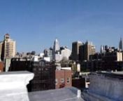I made this 360 degree rooftop panorama atop my East Village tenement while sharing the metropolis with visiting Atlanta friend Kent Baker on April 25, 2008. I always try to slow life to a reflective idle whenever we are graced with a rapturously glorious Gotham day like this one, which thankfully arrive with some regularity in this city of my birth. Now 18 years on in my adult Manhattan tenure, 16 of those at this address, and with the two largest urban landmarks* we had when I arrived here now
