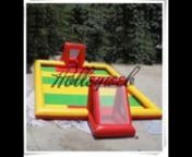 Inflatable Football Field is made of imported PVC or TPU net clamping cloth &amp; inflatable bustle pipe. The entertainment is for a Football or volleyball match. As the body slowly move in water, so it is the fun of the game. - https://www.holleyweb.com/inflatable-football-field-c-876_882.html