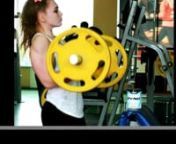 Young Female Bodybuilder Julia Vins Bicep Flexing video