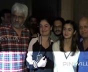 Shahid Kapoor and Other Celebs Catch a Screening of Udta Punjab from aliabhatt