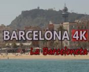Follow our channel for daily WORLDWIDE TRAVEL VIDEOS in 4K: https://vimeo.com/channels/4kstockfootagennIn this travel reel are presented some beautiful aerial view and street view establishing shots in daytime of the famous tourism destination, La Barceloneta Beach and Neighborhood in the Ciutat Vella district of Barcelona, Catalonia, Spain. Famous spniash tourist attraction landmarks can be seen here such: Torre Sant Sebastia (terminus of the Port Vell Aerial Tramway), Maremagnum Shopping Mall,