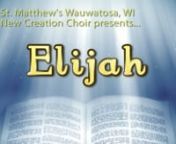The New Creation Choir at St. Matthew&#39;s Lutheran Church, Wauwatosa, WI presents the Musical
