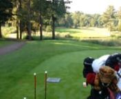 How to get a HOLE IN ONE on a 334 yard par 4 by bouncing the ball on a patio slab and hitting the ball mid-air! Check out Paul Barrington&#39;s mind-blowing HOLE IN ONE at Bearwood Lakes (Sainsbury’s Golf Day - verified both Tee &amp; Green, Sept 16) #ace #albatross