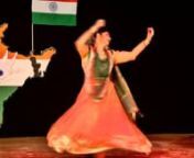 15 August 2016 and 70 Anniversary of Independence day, Anuradha Singh created and performed KATHAK VIDEO - VANDE MATRAM which is original, new, very high energetic and powerful electrifying presentation of patriotic song. Highest speed, different variety of spins Anuradha performed in her video. A Unique work with traditional and pure classical work which has intricately woven the two traditions of Sufi music along with the classical kathak bols and highly rhythmic musical notes that expresses t