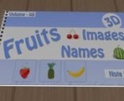 Fruit book with fruits names in English for kids, 3D animated Nursery rhymes for children, Favorite nursery rhymes for children.nnWe come with a new volume of book series. This book contains different varieties of colorful fruits that are regularly eaten by us. This video helps children to learn the fruit names and can identify them.nn This colorful presentation grabs children’s attention and makes them enjoy the video throughout. Let the kids read along with the video to remember the fruits w