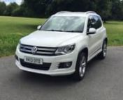 White Volkswagen Tiguan 2.0 TDI Turbo Diesel BlueMotion Tech R Line 4Motion 4x4 4WD McCarthy Cars London - VK13OTDnn6 Speed Sat Nav Bluetooth DAB Only 40,000 Miles Full VW Service History 4 Services Costs nearly £30,000 New Can Achieve Over 55 MPG Just £145 Per Year To Tax Low Road Tax 13-RegnnSee our latest Volkswagen stock: http://www.mccarthycars.co.uk/used-cars/volkswagennnMcCarthy Cars 72-74 Mitcham Road, CroydonnnMcCarthy Cars are an award winning, family-run used car dealer based in Cr