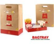 BagTray - an inventive solution to make takeaway more convenientn nMcDonald’s Hungary and DDB Budapest embarked on a groundbreaking innovation: the paper bag that so far only served as a food carrier is now equipped with a cardboard tray. nWith one simple tearing movement by the perforation at the bottom of the bag, it can be separated from the upper part and then we can enjoy our meal in the usual manner, on a tray. nThe innovation makes out-of-McDonald’s consumption experiences even more c