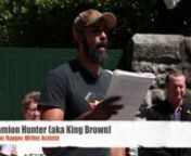 King Brown protests the closure of 150 remote aboriginal communities in Western Australia. It is a racist neo-assimilation policy and is a heartless and unthought-out act in 2015&#39;s standards initiated by the Liberal government. It widens the gap and perpetuates hatred and prejudice within the Indigenous community towards our government when we should be reconciling and working together. Tony Abbot hides behind the taxpayer labelling their culture a &#39;lifestyle choice&#39; while at the same time he is
