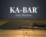 The KA-BAR 1249 Kukri Machete is a beast of a blade.The Kukri Machete has a 11 1/2