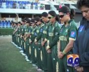 Pakistan women cricket team and Sri Lankan team showed their solidarity with the victims of Peshawar incident before 2nd T20 match in Sharjah. During the match, Pakistan captain Sana Mir picked up an impressive hat-trick