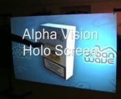 Holo Screen, więcej na: www.alphavision.pl