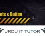 This Urdu/Hindi 43-C# Tutorial – Events and Buttons tells about, How to Create