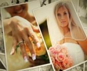 DOWNLOAD: http://videohive.net/item/wedding-photos/6993270?ref=CleanAndSimplenThis wedding after effects template can be used to create a video with your wedding photos. The project is very versatile and can be used in numerous ways . As an example , you can use it to create a photo love story. nn30 placeholders for your photos/video n- 16 in landscape mode n- 14 in portrait mode nnVery easy to use and well organized.nJust drag&amp;drop your photos / videos into the placeholders and render the f