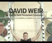 FULL Doc. Paralympian David Weir, stars in ‘Man &amp; Machine’ the 1st four films produced for BMW UK ahead of the London2012 Olympics. Directed by Yannakis Jones the documentary short follows 2008 double-gold champion, highlighting the unique relationship he has with his sports equipment.nThe documentary was shot at De Velt BMW (Munich), Kings Meadow Athletics, St. Mary’s College and at Richmond Park in the closing months of 2011. Production had to be closely aligned with David’s trai