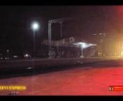 Captured On May 9, 2014 nLocation :- Pilkhuwa Railway Station (Uttar Pradesh)nTime:- 3:55:19 (AM) nnThe Fast &amp; Furious night action of Indian Railways Rajgir - New Delhi bound 12391 Super-Fast