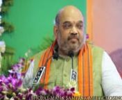 Shri Amit Shah addressing the Closing session of Zonal Mahasampark Abhiyan meeting of Central Zone in Bhopal (13 July 2015) from abhiyan
