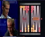 visit us at www.worldseriesofbackgammon.comnnSemi final time in Denmark, backgammon teacher Hans Christian Mathiesen plays Iranian origin Swede, Parchami followed by:nnthe notorious Gus Hansen v Sander Lylloff 5 point face-off for &#36;10,000 in cash.nnJohn Clark and Gus Hansen in the commentary box. Falafel and Morten join John in the box for the Gus/Sander cash action and cajole each other into taking some side bets.nnProduction NotenThe Gus / Sander match-up was an impromptu set-up put together w