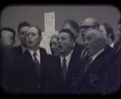Cor Meibion Onllwyn, a Welsh male choir, performing the song