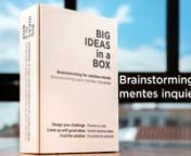 El brainstorming para mentes creativas. nPasa de 0 a 100 ideas para tu proyecto.nIdeal para emprendedores, pequeñas empresas y autónomos.
