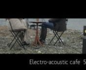 Filmed by Sergey Vasiliev. nEdited by James Brewsternnhttp://electro-acoustic-cafe.comnnElectro-acoustic café is a fully functioning espresso-bar which is also a sound-installation. Malmö-based barista and sound-explorer James Brewster has turned coffee-making into a unique sonic experience. nnHe attaches contact microphones to the espresso machine, coffee-grinder and milk jug. This allows him to capture the sounds directly from their surfaces as physical vibrations, and then amplify and proce
