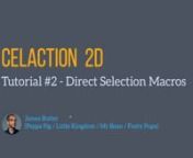 Welcome to my secondCelAction video tutorial. I thought I&#39;d share a few tips I&#39;ve picked up over the years - the CelAction community is growing so quickly and it&#39;s interesting to see all the different ways people use the program, so I thought I&#39;d share some of my workflow.nnTo install the 4 shortcuts shown in the video, locate your Animate.run file (most probably in C:C2D) and quit CelAction.Open Animate.run in notepad. then paste the following text at the end of the document.Change the